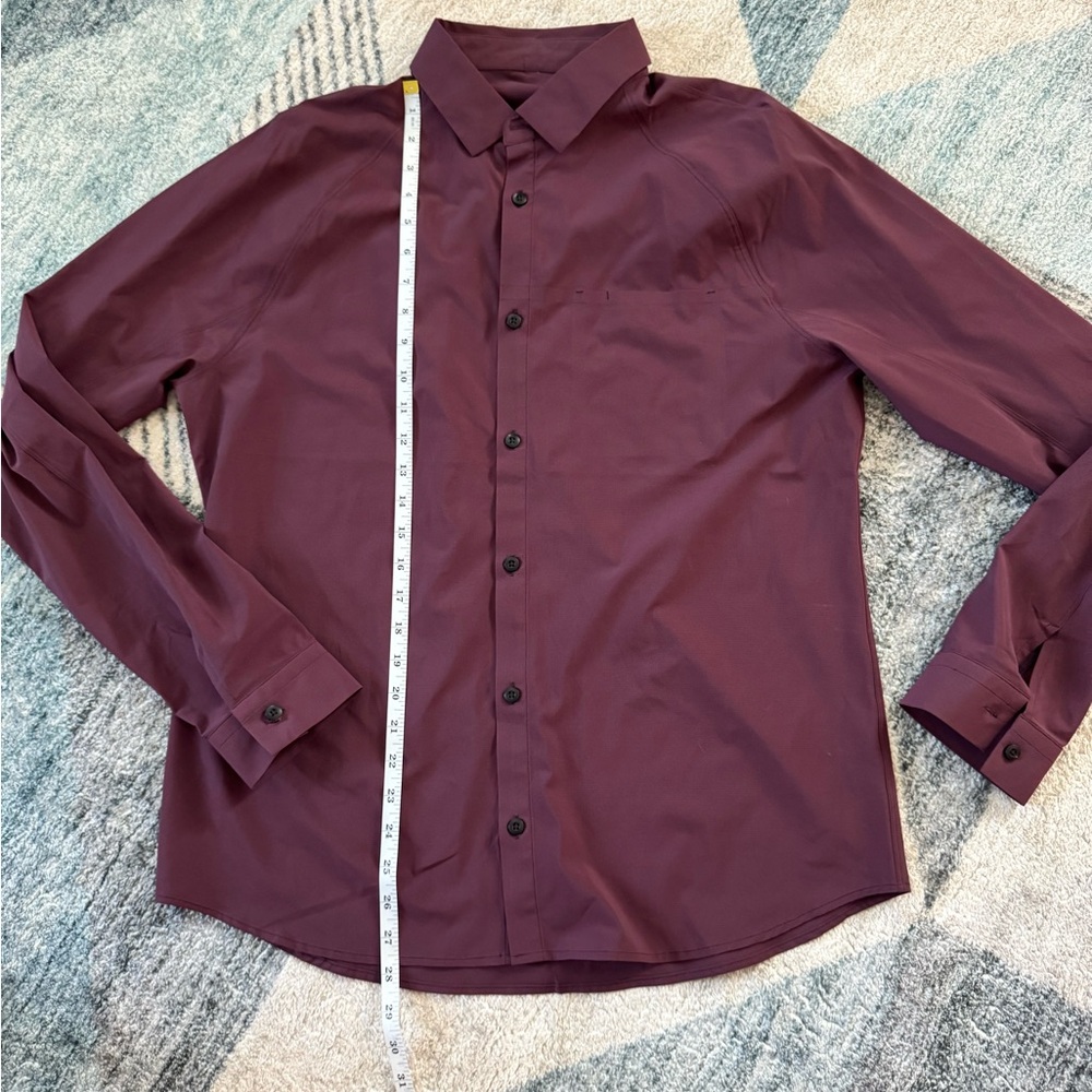 lululemon athletica Maroon Dress Shirt